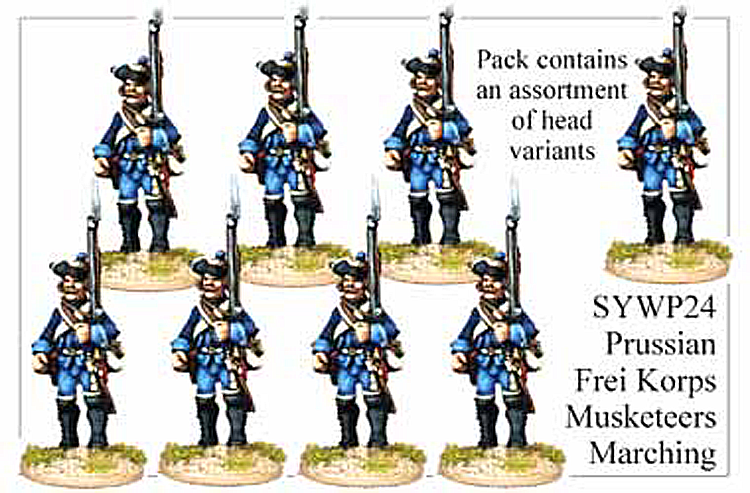 SYWP024 - Prussian Frei Korps Musketeers Marching