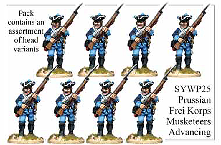 SYWP025 - Prussian Frei Korps Musketeers Advancing