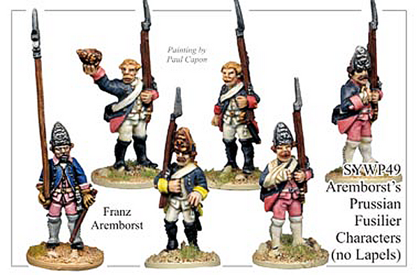 SYWP049 - Prussian Fusilier No Lapels Characters