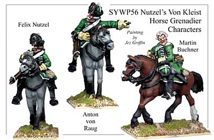 SYWP056 - Prussian Von Kleists Frei Korps Horse Grenadier Characters