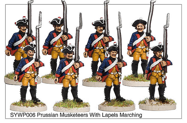 SYWP006 - Prussian Musketeers With Lapels Marching