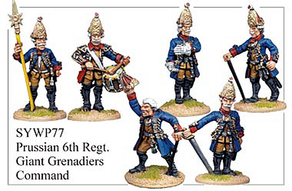 SYWP077 - Prussian Giant Grenadiers Regiment Number Six Command