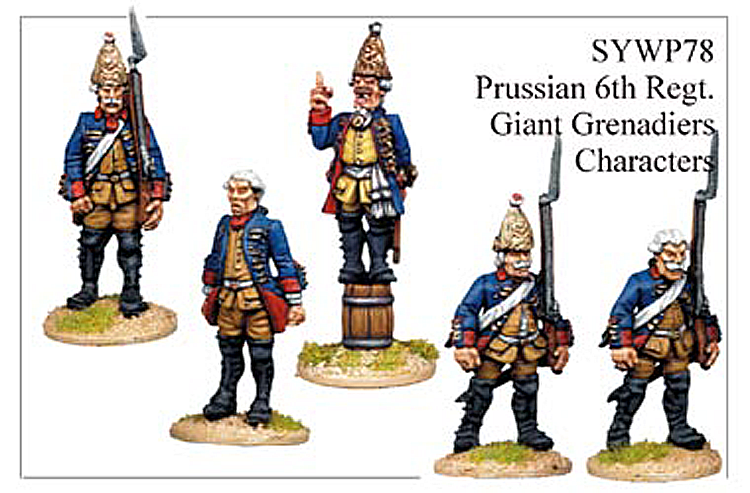 SYWP078 - Prussian Giant Grenadiers Regiment Number Six Characters