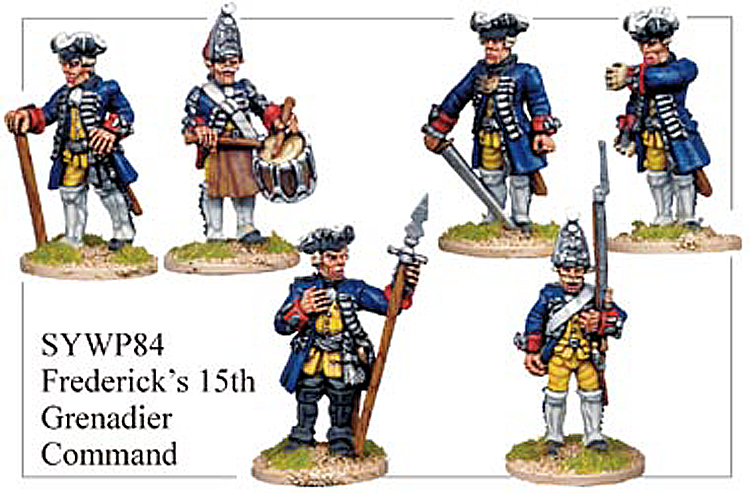 SYWP084 - Prussian Fredericks 15th Guard Regiment Grenadiers Command