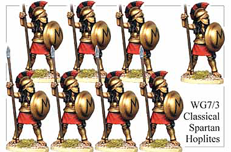 WG073 - Classical Spartan Hoplites