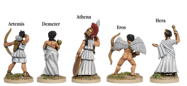 WG403 - The Gods Artemis Athena Hera Demeter and Eros