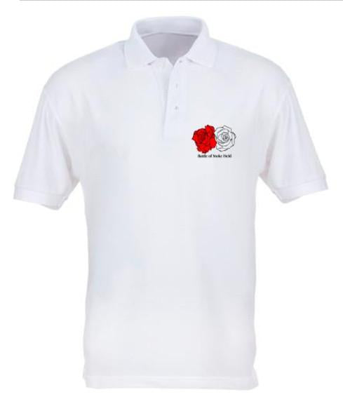 Battle of Stoke Field - White Polo Shirt
